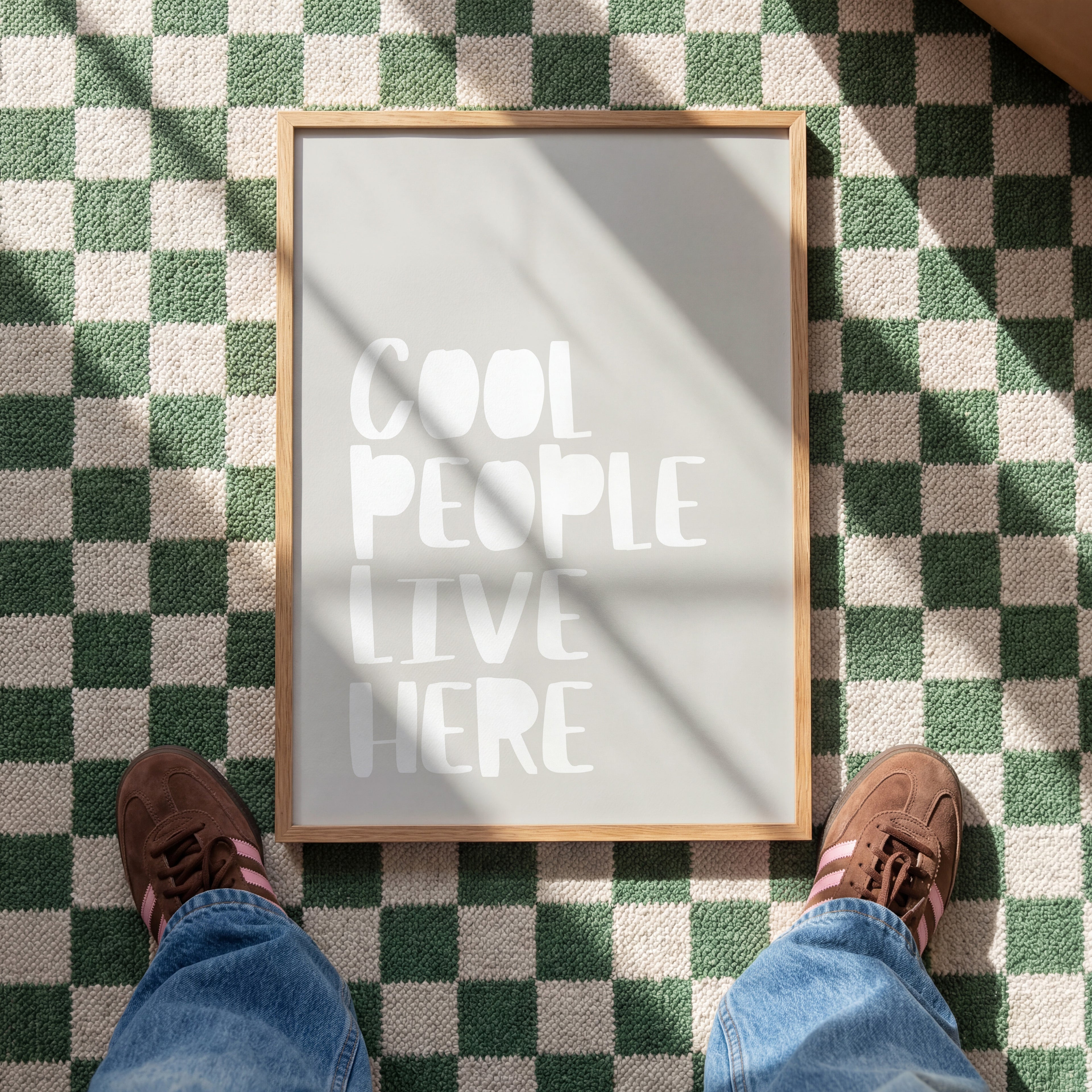 COOL PEOPLE LIVE HERE POSTER