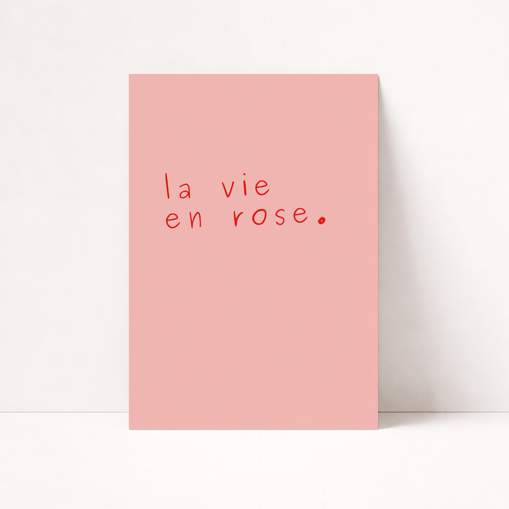 LA VIE EN ROSE POSTER