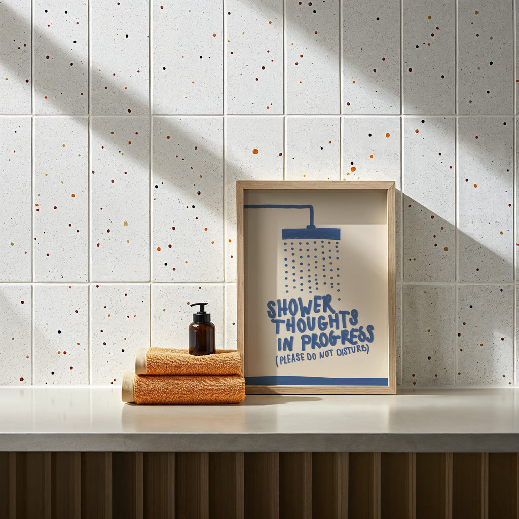 SHOWER THOUGHTS IN PROGRESS POSTER