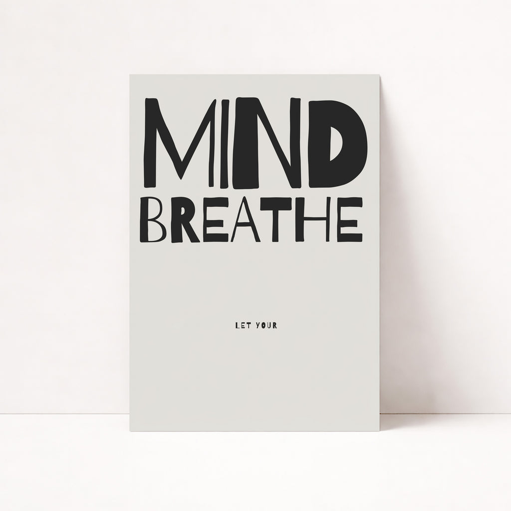 MIND BREATHE POSTER