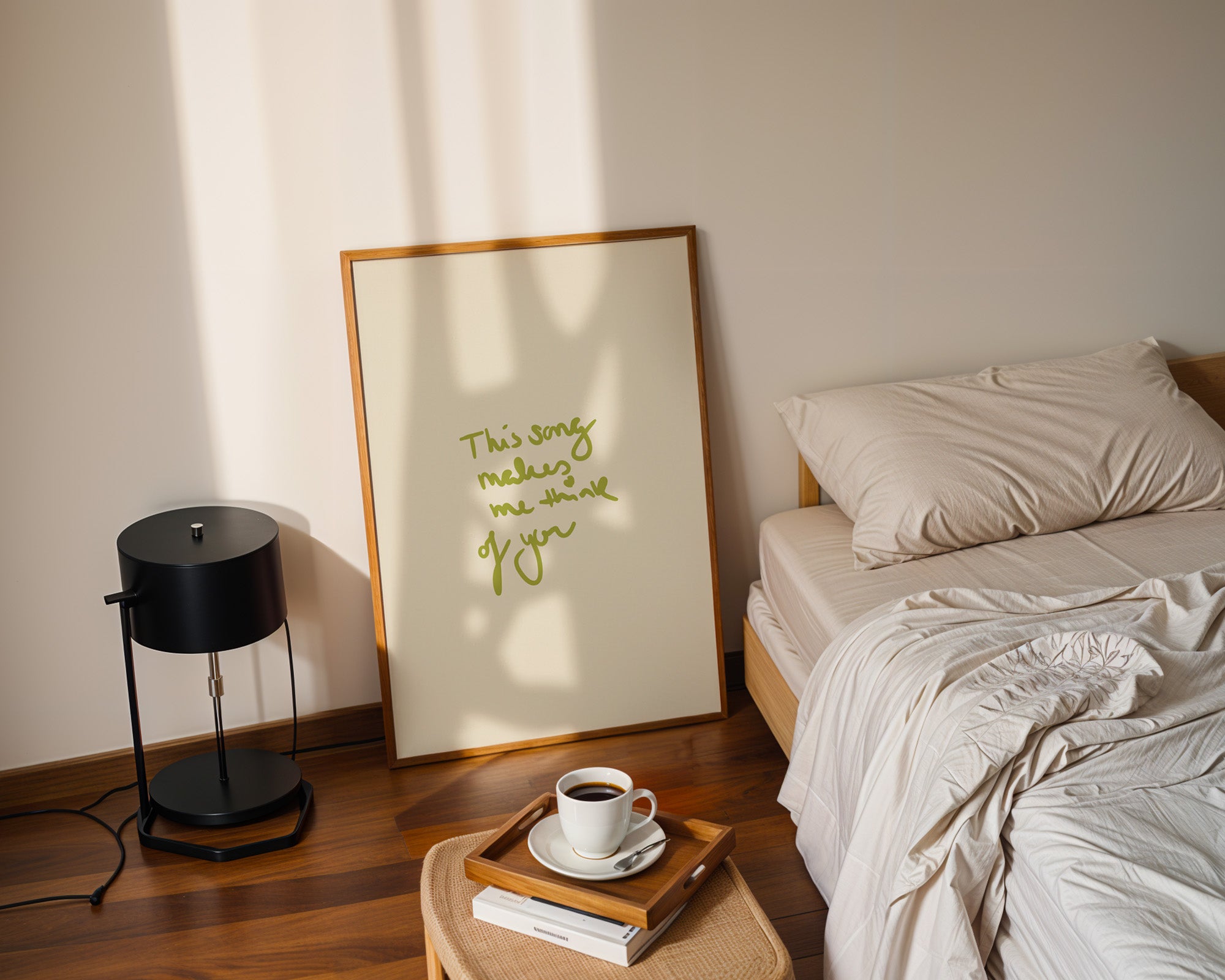THIS SONG MAKES ME THINK OF YOU POSTER