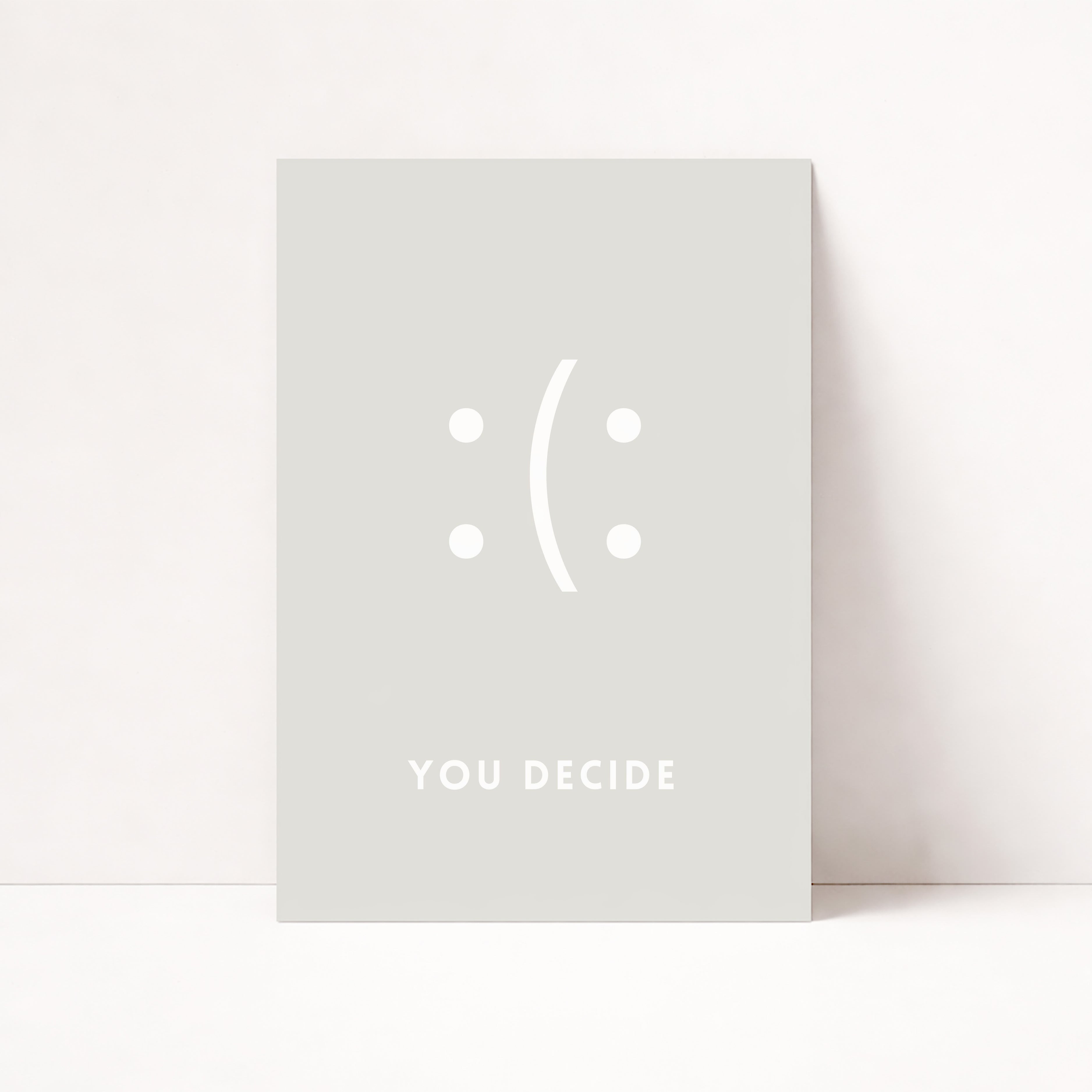 YOU DECIDE POSTER
