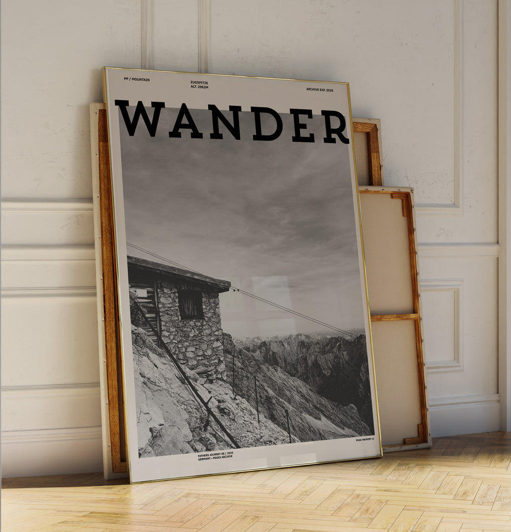 ZUGSPITZE WANDER POSTER