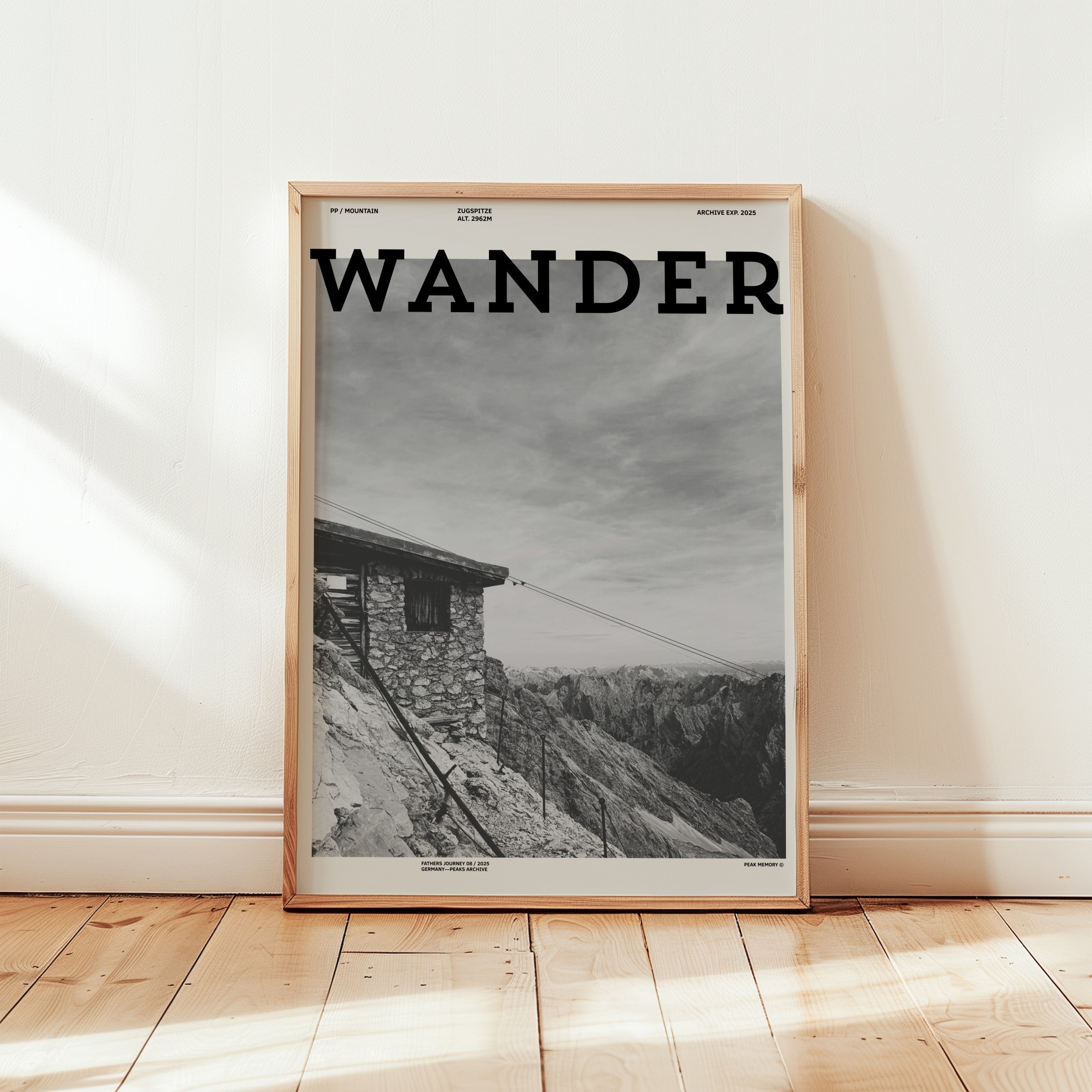 ZUGSPITZE WANDER POSTER