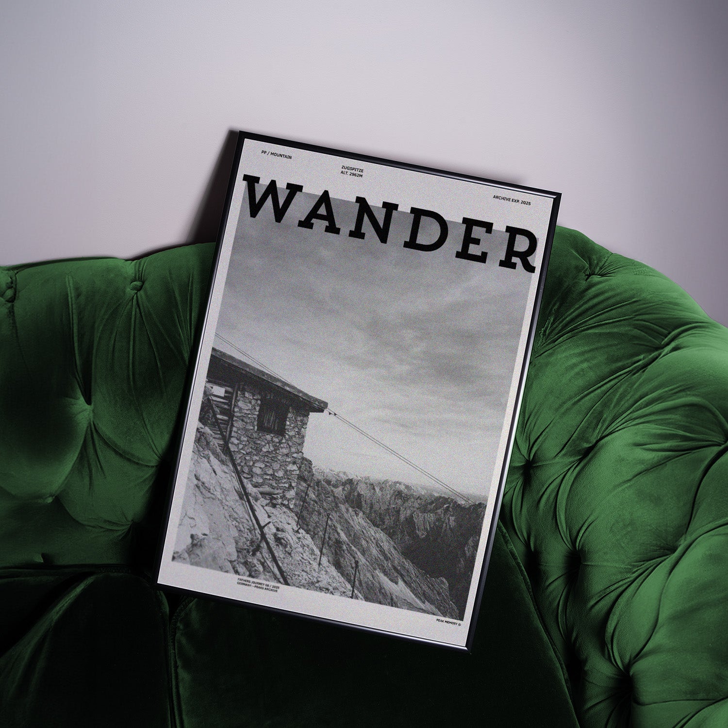 ZUGSPITZE WANDER POSTER