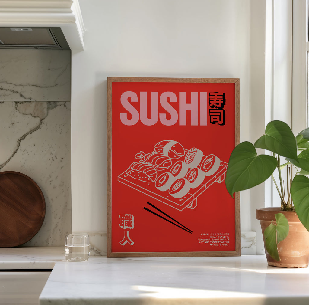 SUSHI 寿司  POSTER
