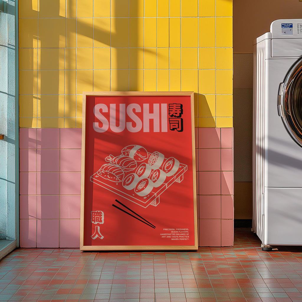 SUSHI 寿司  POSTER