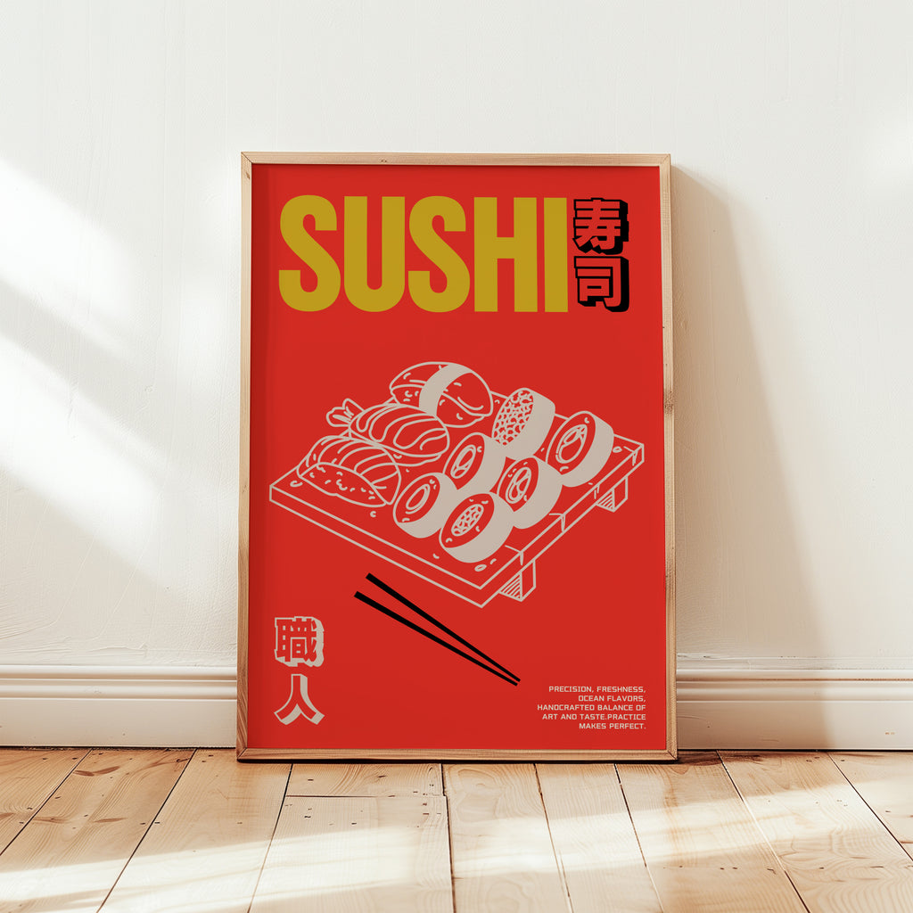 SUSHI 寿司  POSTER
