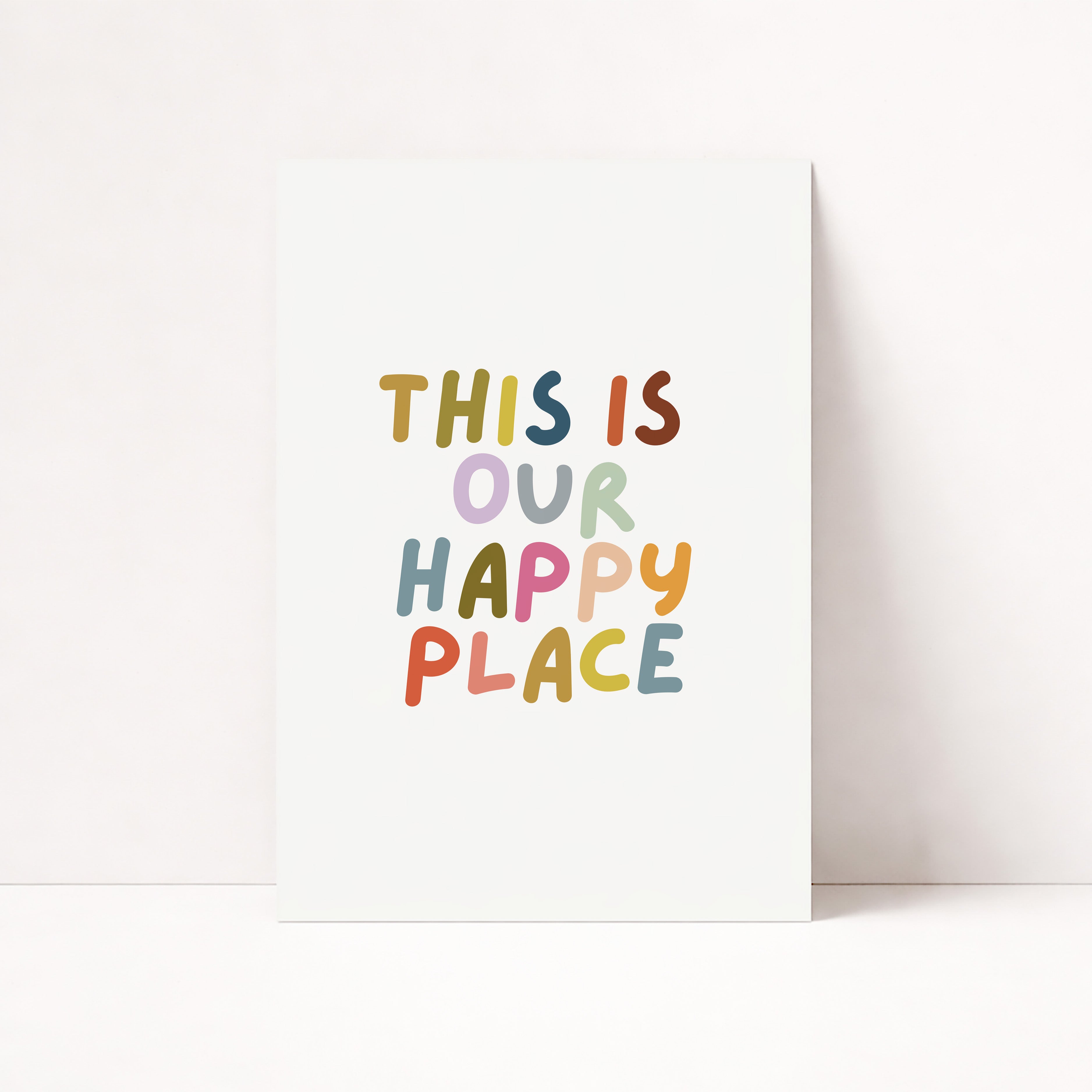 THIS IS OUR HAPPY PLACE POSTER