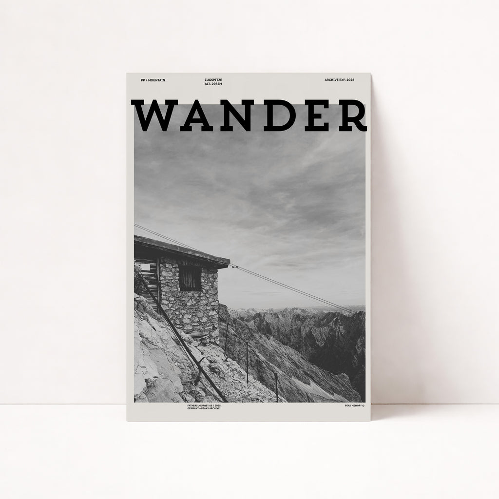 ZUGSPITZE WANDER POSTER
