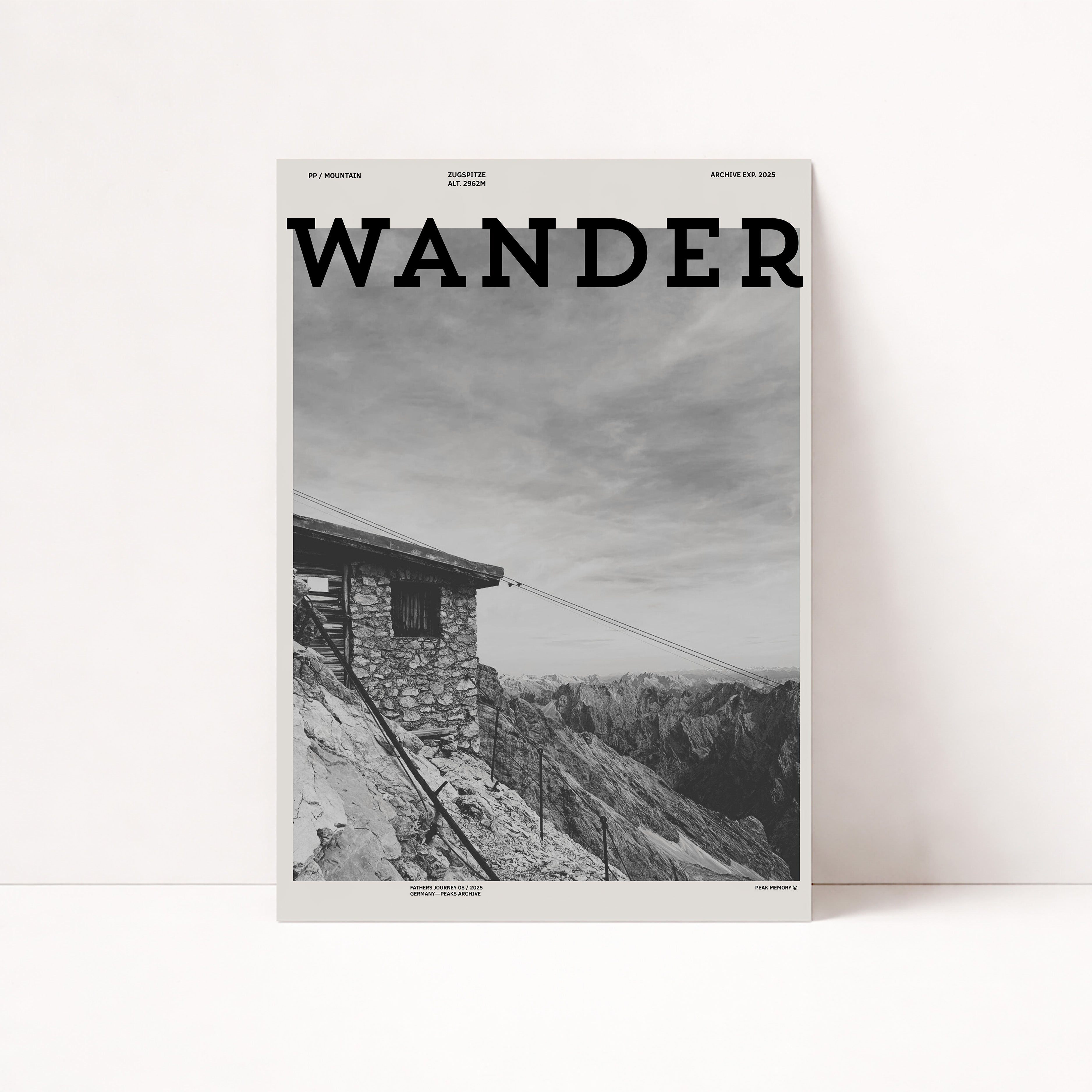 ZUGSPITZE WANDER POSTER